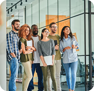 Digital business card interface