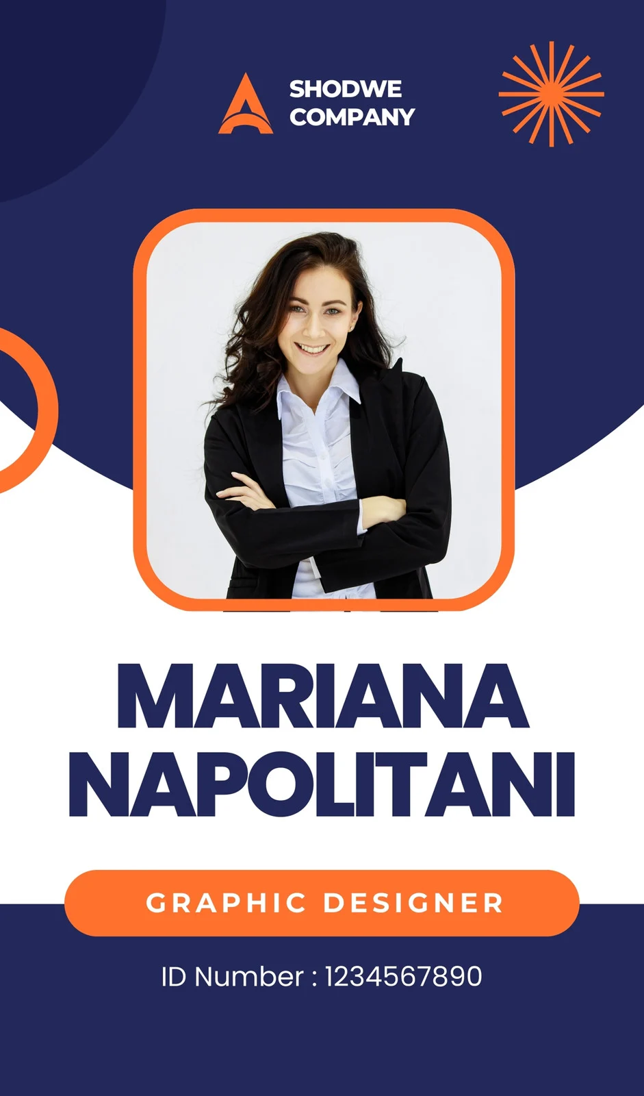 Digital business card example 1