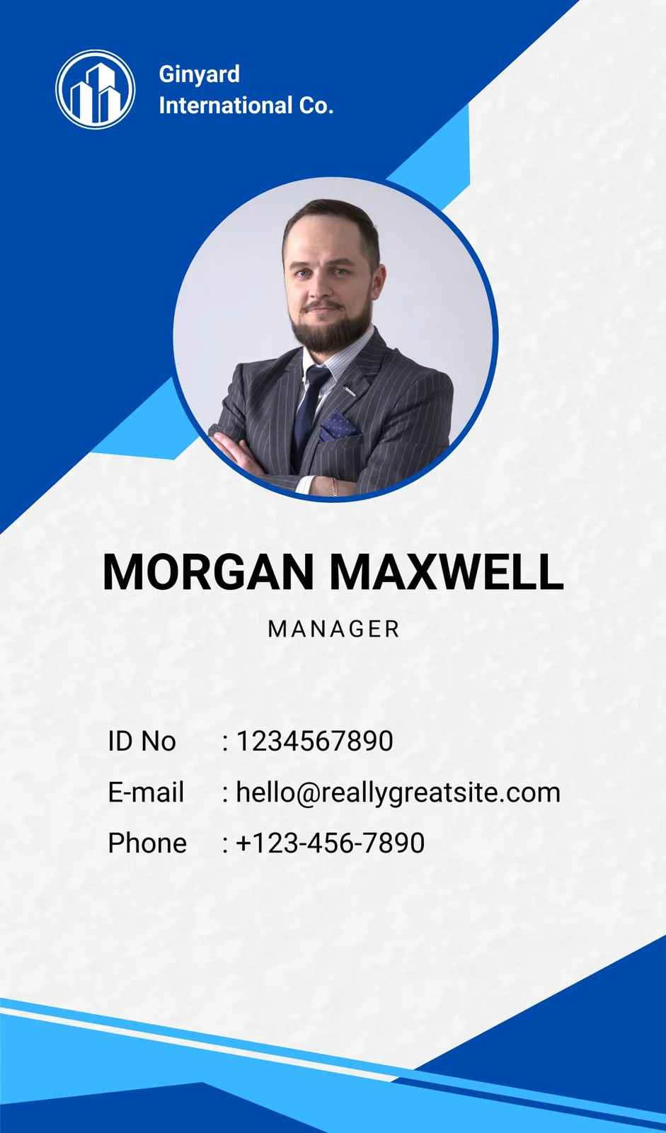 Digital business card example 5
